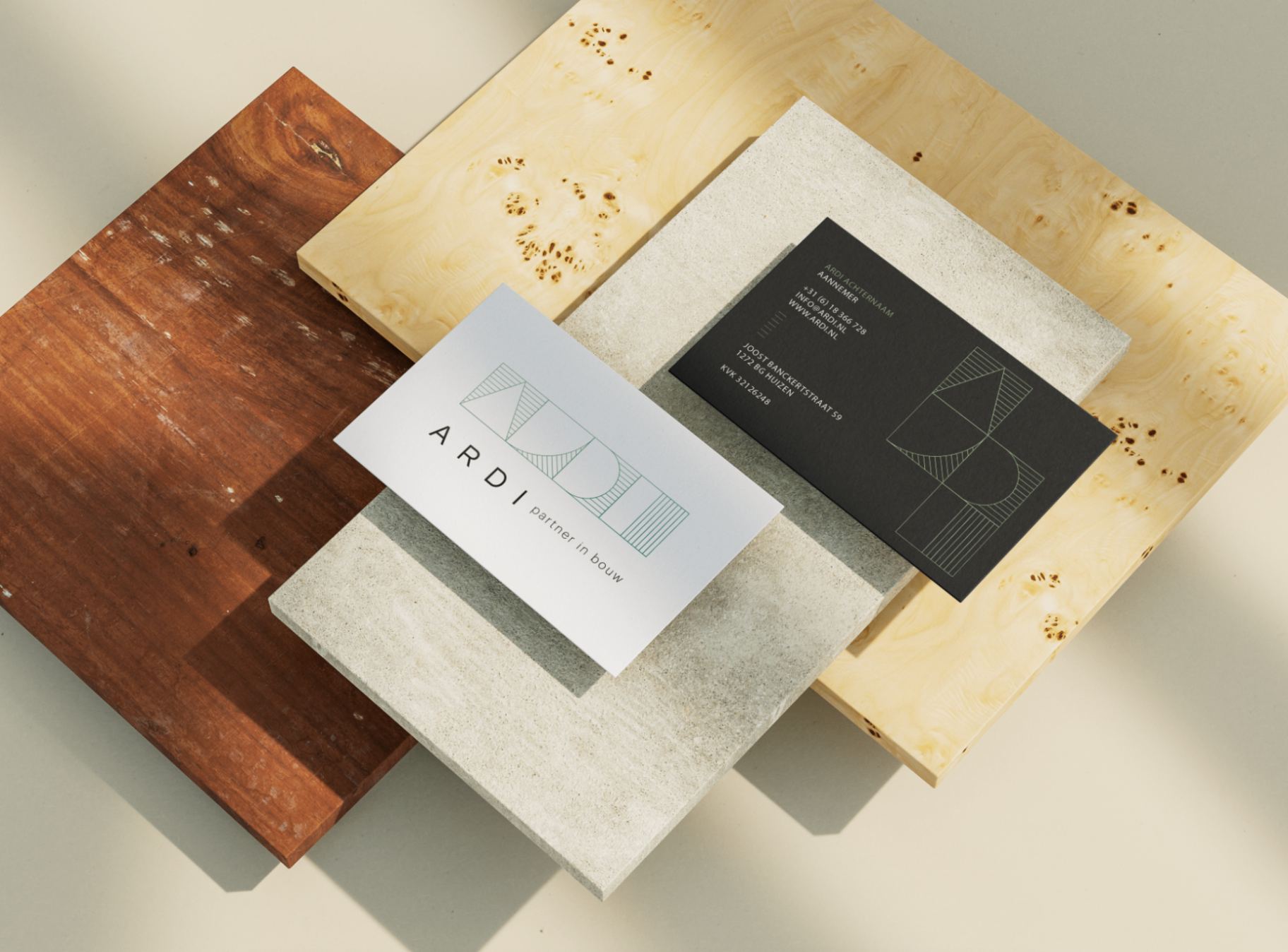 Ardi Bouw business cards
